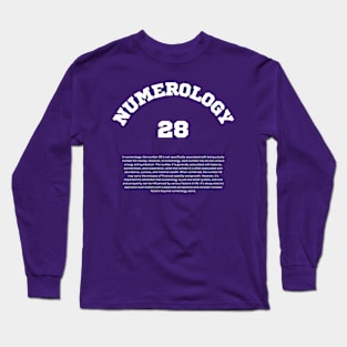 NUMEROLOGY 28 Long Sleeve T-Shirt